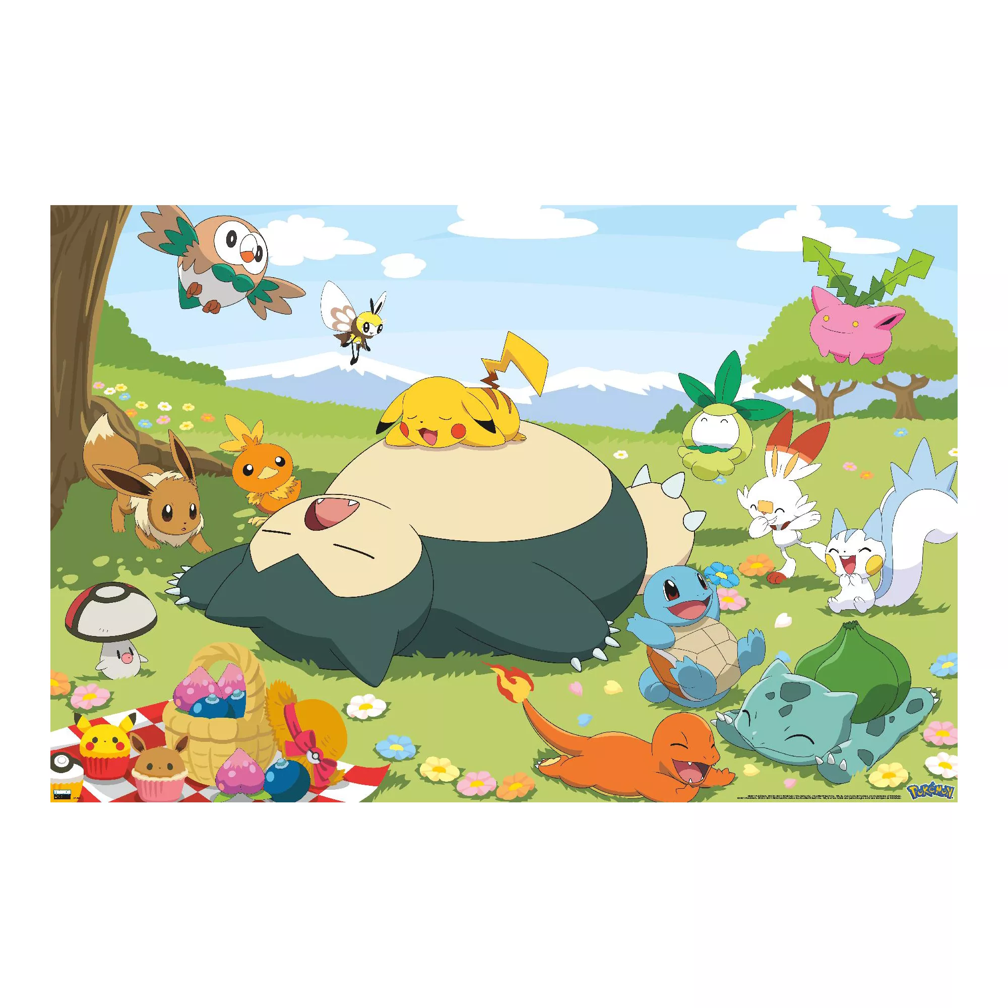 Group Picnic Poster- Pokémon at Spencer's