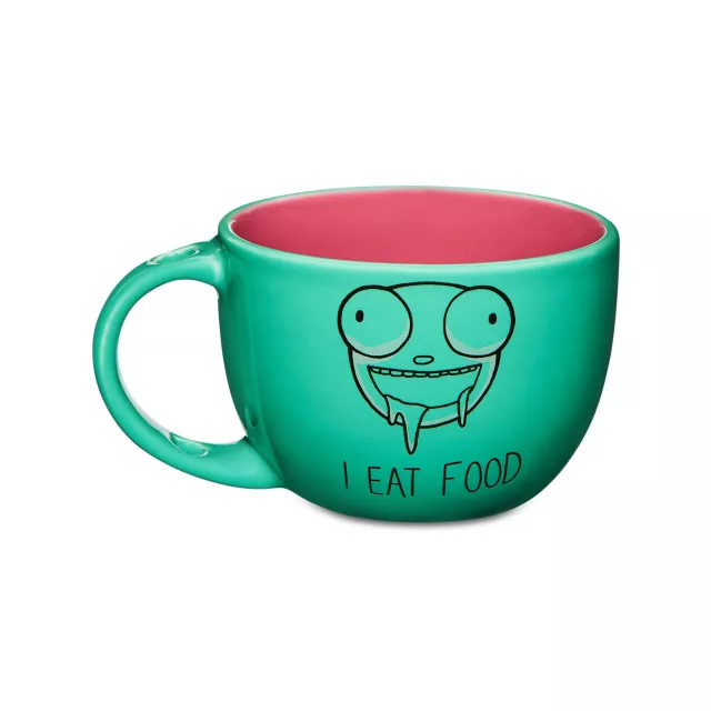 Gir I Eat Food Soup Mug with Spoon - Invader Zim at Spencer's