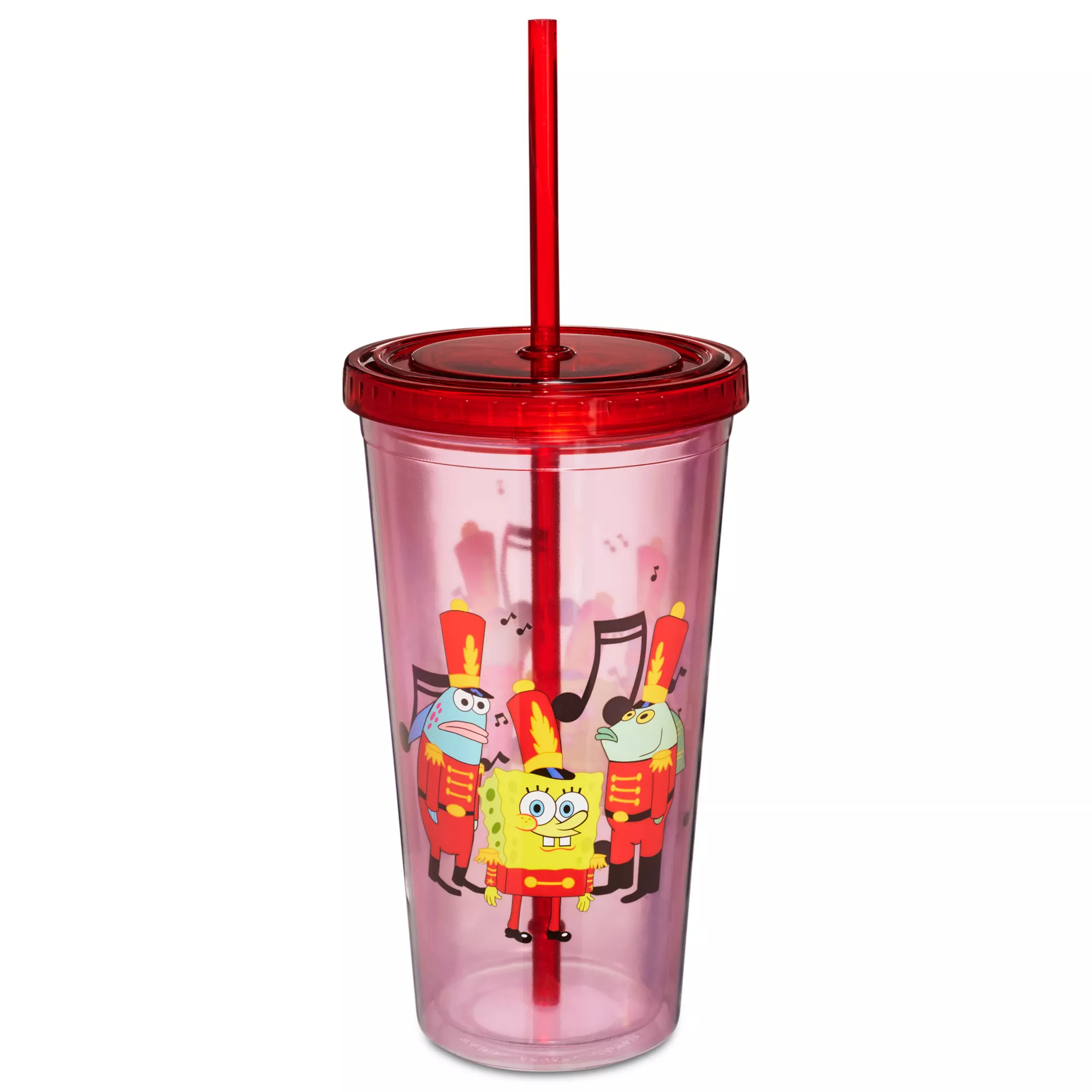 SpongeBob SquarePants Band Cup with Straw - 20 oz. at Spencer's