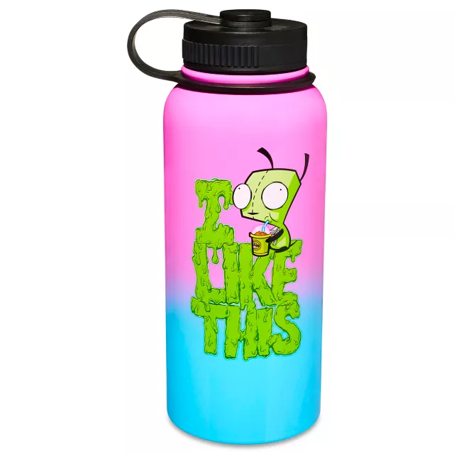 I Like This Gir Water Bottle 32 oz. - Invader Zim at Spencer's
