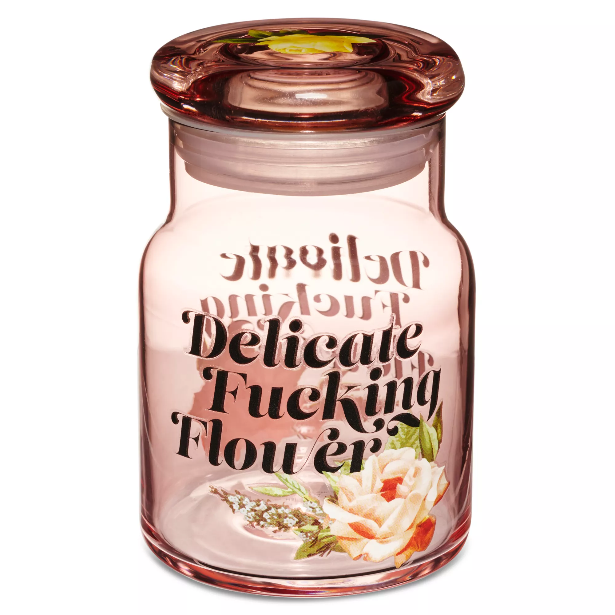 Delicate Fucking Flower Stash Jar - 5.6 oz. at Spencer's
