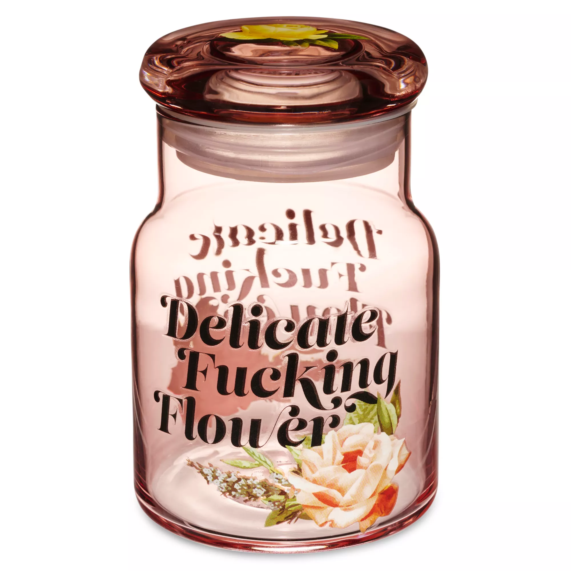 Delicate Fucking Flower Stash Jar - 5.6 oz. at Spencer's