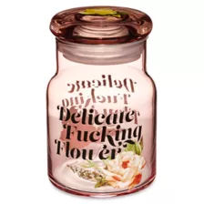 Delicate Fucking Flower Stash Jar - 5.6 oz. at Spencer's