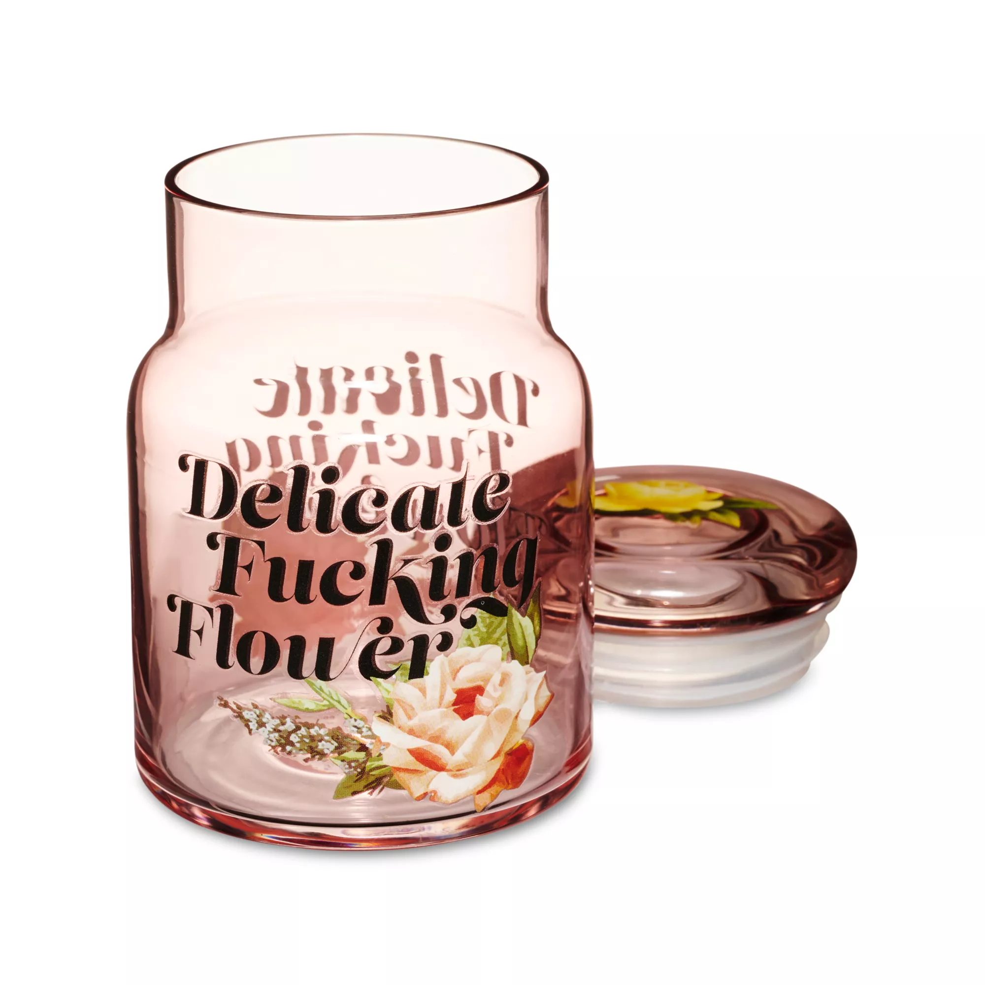 Delicate Fucking Flower Stash Jar - 5.6 oz. at Spencer's