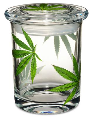 Airtight Glass Stash Jar 5 oz - Weed Element 