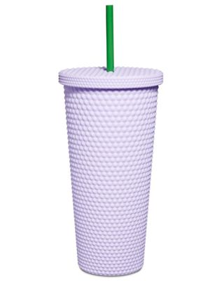 Purple Frog Textured Cup with Straw  - 20 oz.