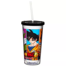 Dragon Ball Super Characters Cup with Straw at Spencer's