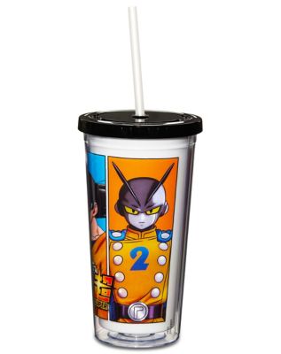 Dragon Ball Super Characters Cup with Straw