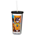 Dragon Ball Super Characters Cup with Straw at Spencer's