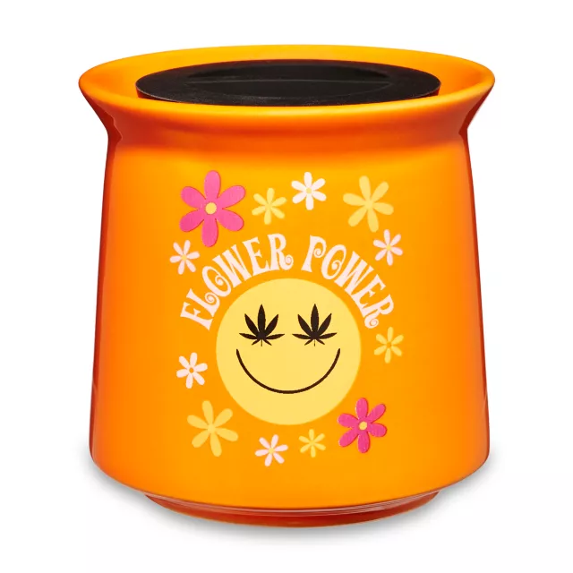 Flower Power Stash Jar - 4 oz. at Spencer's