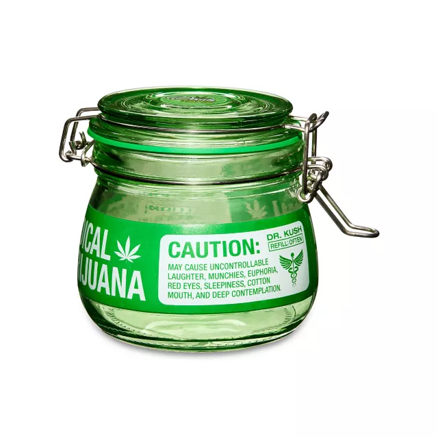 Medical Marijuana Stash Jar - 12 oz. at Spencer's