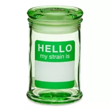 Hello Name Tag Stash Jar - 5 oz. at Spencer's
