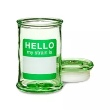 Hello Name Tag Stash Jar - 5 oz. at Spencer's