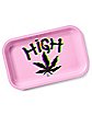 Pink High Weed Leaf Tray