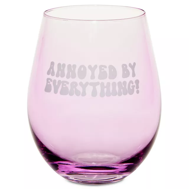 Annoyed By Everything Stemless Wine Glass - 20 oz. at Spencer's