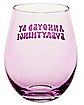 Annoyed By Everything Stemless Wine Glass - 20 oz.
