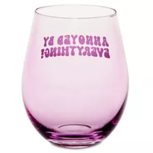 Annoyed By Everything Stemless Wine Glass - 20 oz. at Spencer's
