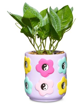 Pastel Yin and Yang Flower Planter
