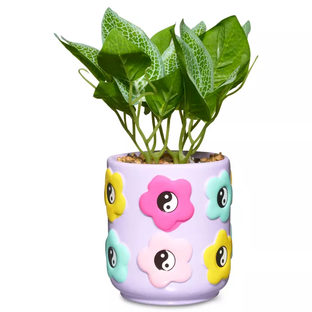 Pastel Yin and Yang Flower Planter at Spencer's