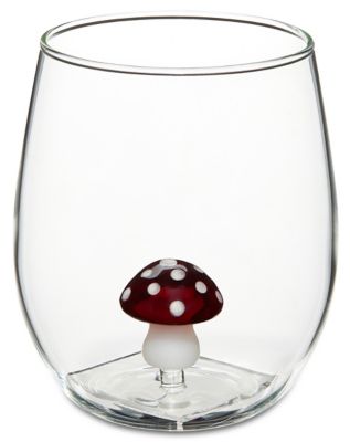 Mushroom Stemless Wine Glass - 20 oz.