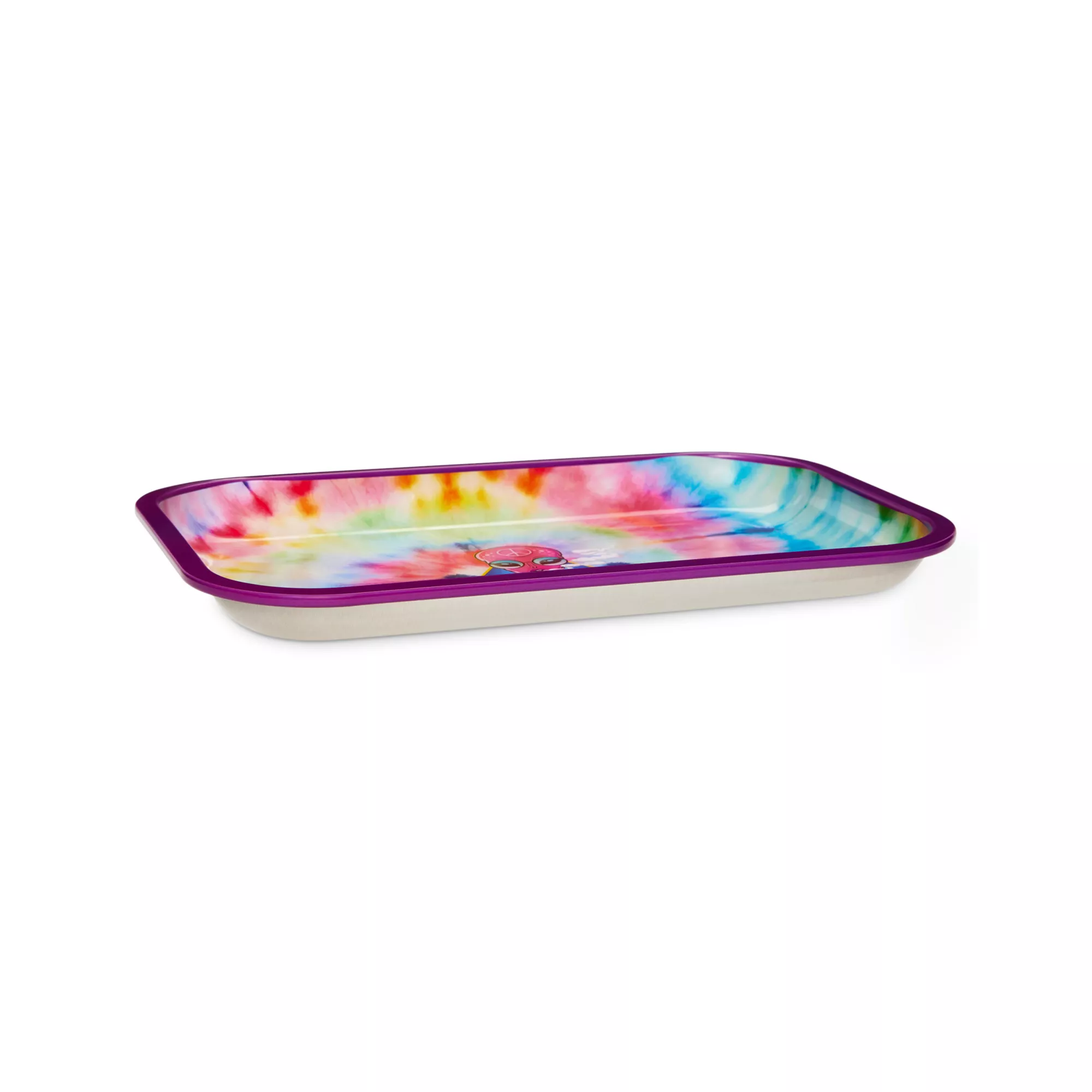Tie Dye Smoking Alien Tray at Spencer's