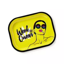 Yellow Weed Queen Tray at Spencer's