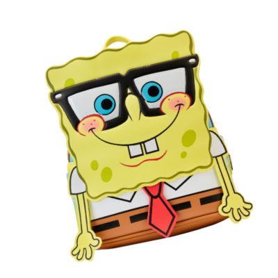 Nickelodeon SpongeBob SquarePants Character Face Dual Compartment Lunch Box  Bag Yellow