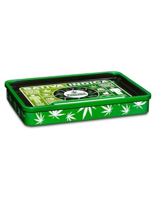 Weed Info Guide 2 in 1 Storage Tray
