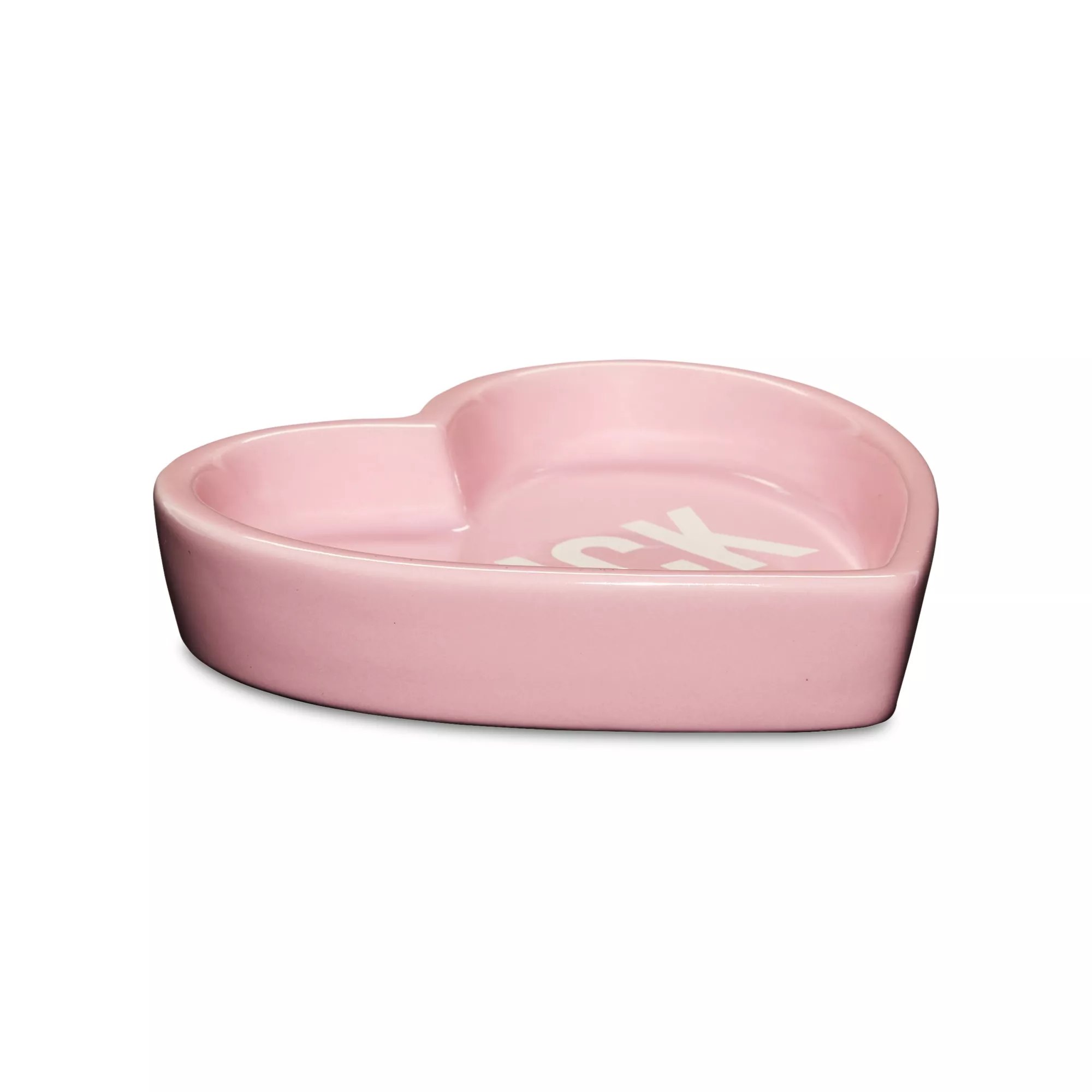 Pink Fuck Heart Ashtray at Spencer's
