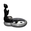 Tranquil Yin Yang Woman Backflow Incense Burner at Spencer's