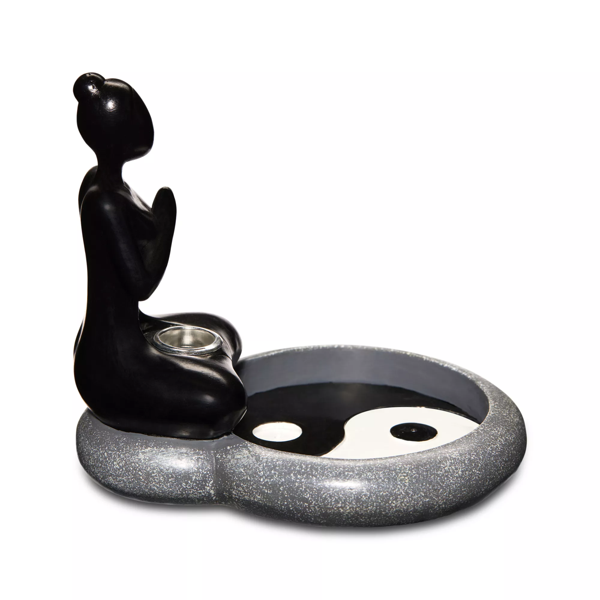 Tranquil Yin Yang Woman Backflow Incense Burner at Spencer's