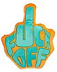 Fuck Off Middle Finger Pillow