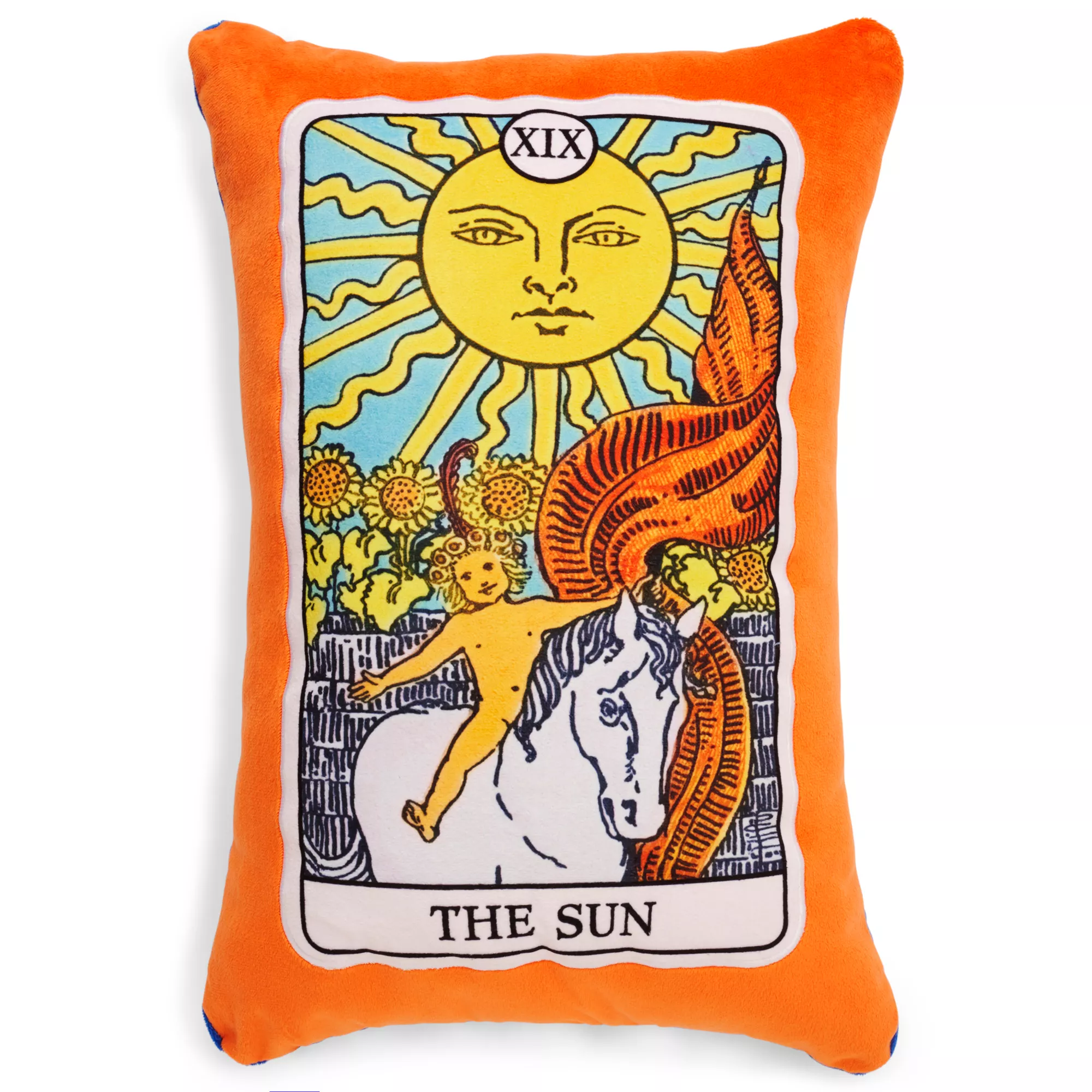 The Moon and Sun Tarot Pillow at Spencer's