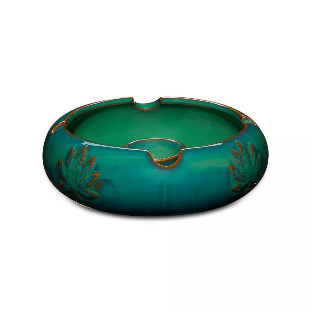 Glazed Weed Leaf Ashtray at Spencer's