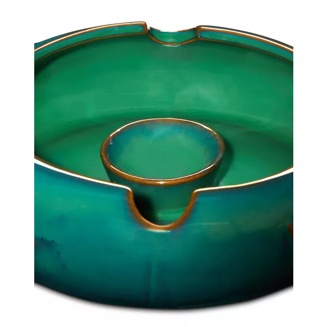 Glazed Weed Leaf Ashtray at Spencer's