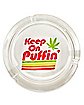 Weed Leaf Keep on Puffin Ashtray