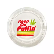Weed Leaf Keep on Puffin Ashtray at Spencer's