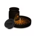 Celestial Sun and Weed Leaf Stash Jar and Sun Ashtray at Spencer's