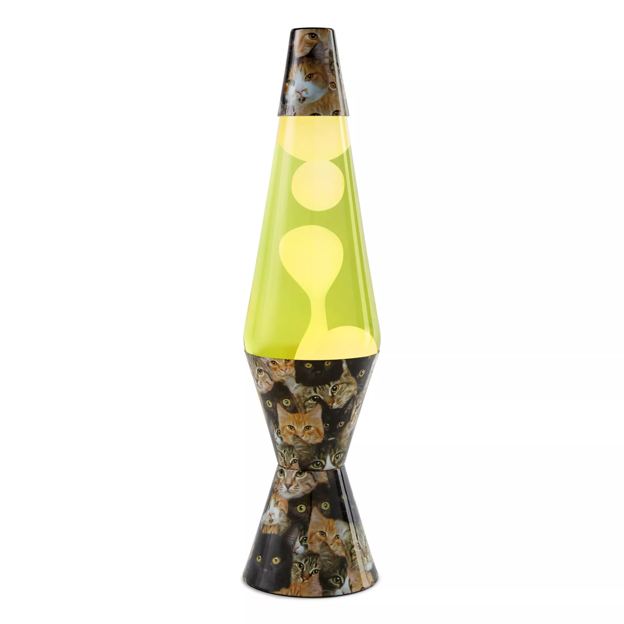 14.5 Inch Cat Collage Lava Lamp at Spencer's