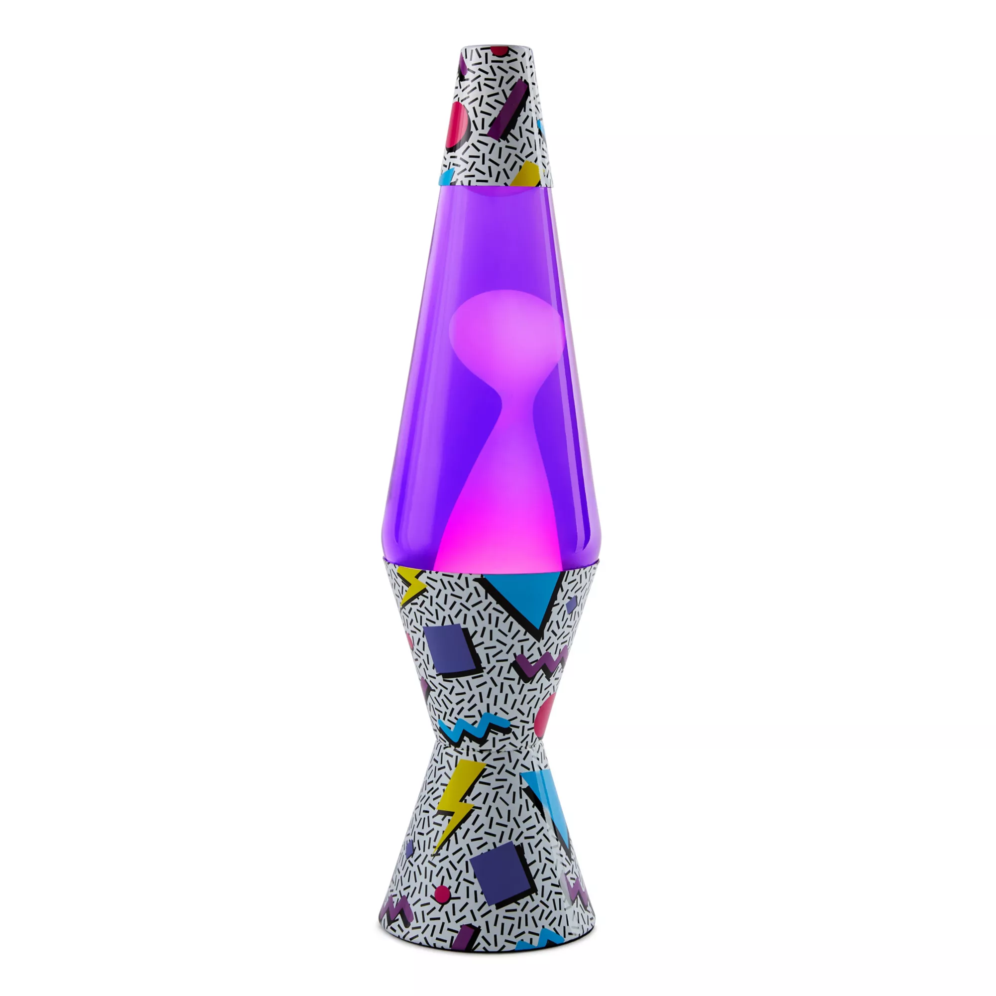 14.5 Inch 90's Retro Pattern Lava Lamp at Spencer's