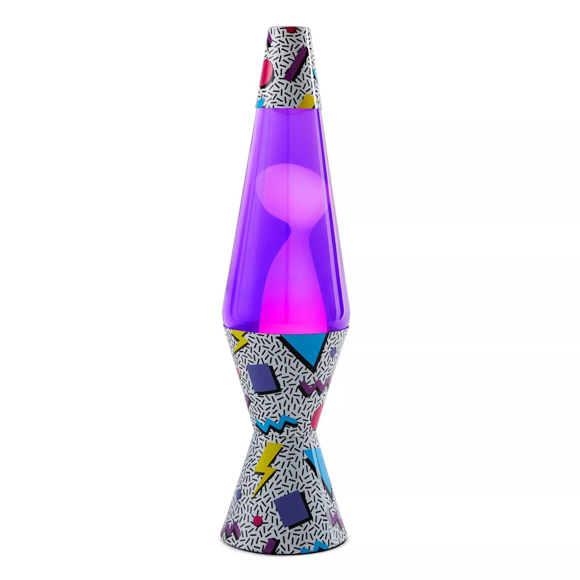 14.5 Inch 90's Retro Pattern Lava Lamp at Spencer's
