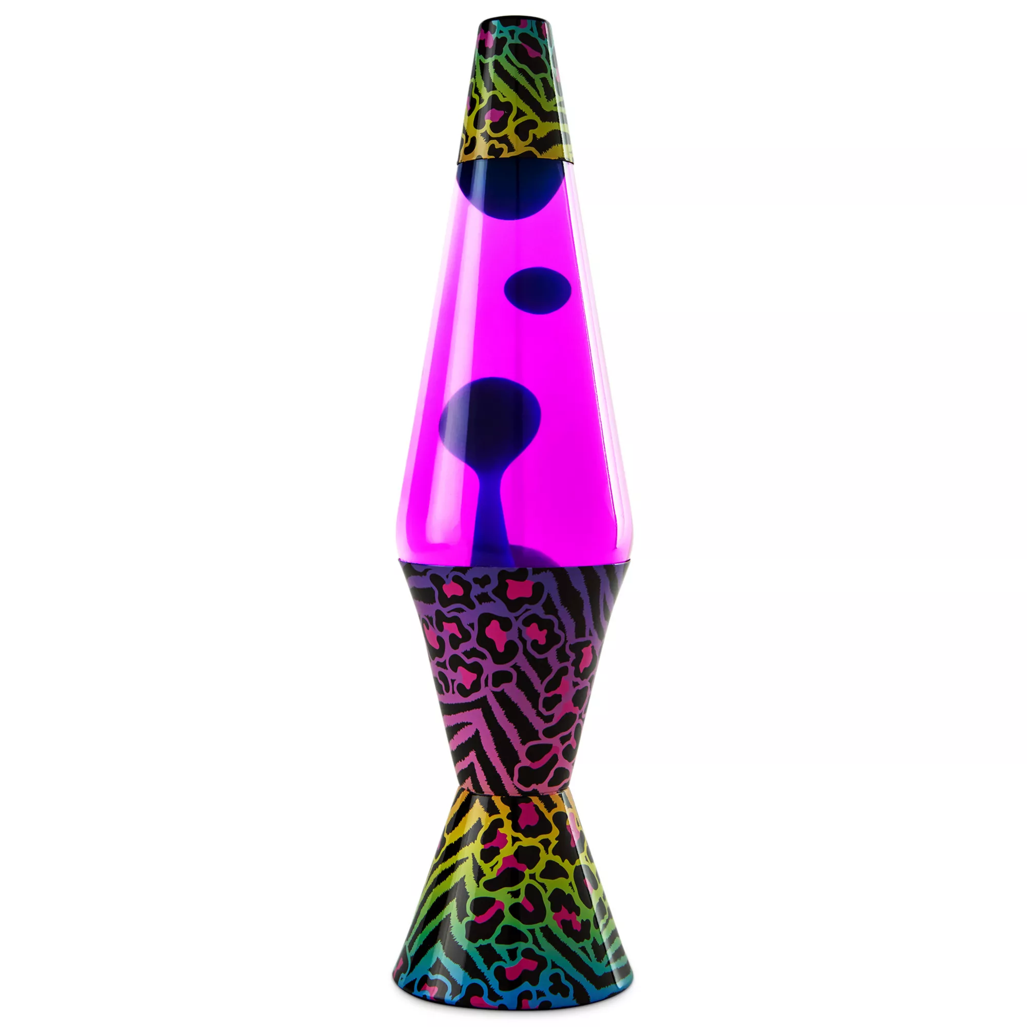 17 Inch Rainbow Cheetah Lava Lamp at Spencer's