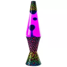 17 Inch Rainbow Cheetah Lava Lamp at Spencer's