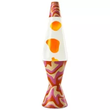 17 Inch '70s Retro Orange Swirl Lava Lamp at Spencer's