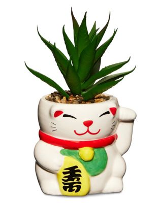 Lucky Cat Planter