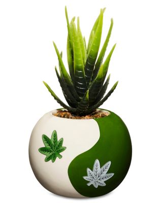 Yin Yang Weed Leaf Planter
