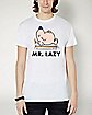 Mr. Lazy T Shirt - Mr. Men and Little Miss