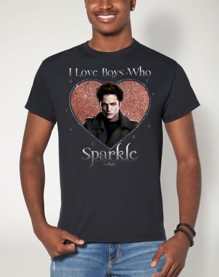 I Love Boys Who Sparkle T Shirt - Twilight