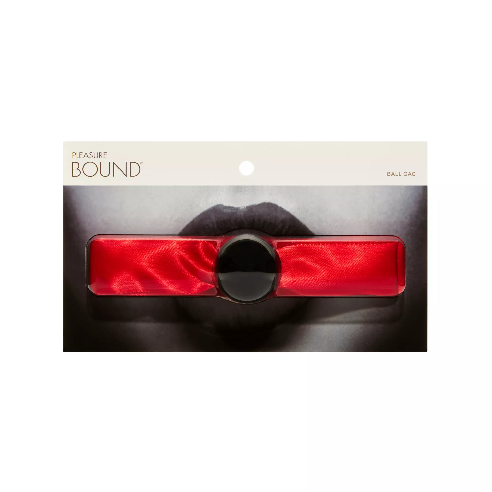 Red Satin Ball Gag - Pleasure Bound