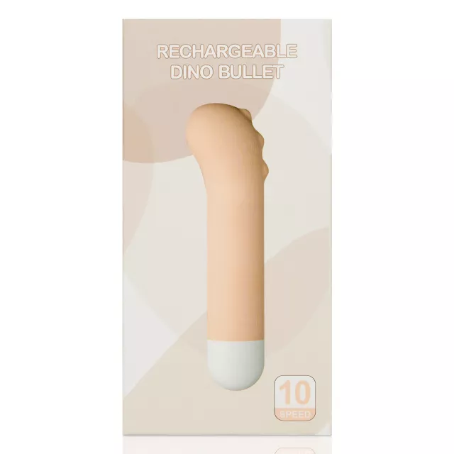 10-Speed Dino Rechargeable Bullet Vibrator - 4 Inch at Spencer's